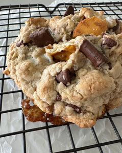 Jumbo Oatmeal Chocolate Salted Marshmallow Cookies Recipe