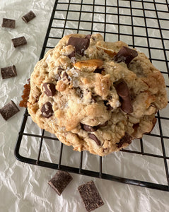 Jumbo Oatmeal Chocolate Salted Marshmallow Cookies Recipe